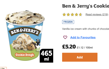 … to think this is ridiculous. (portion size)
