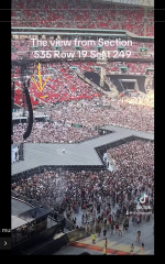 AIBU to myself over stressing about the seating plan at the Taylor Swift Era's tour