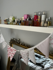 What do you have on the walls in the bedroom?