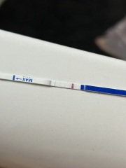 Multiple faint pink lines