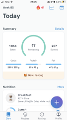 Taking a photo of everything I eat