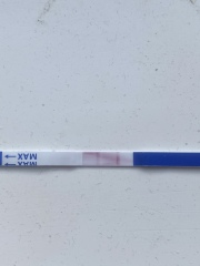 Positive then negative test