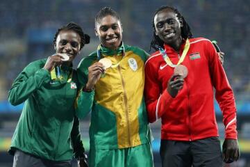 Will there be any males in women's teams at the Olympics?