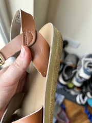 Has anyone else had this with Saltwater sandals?