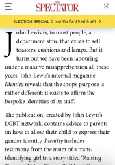 Blimey! John Lewis , what happened?