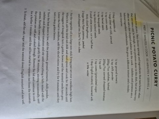 Does anyone have a tried and tested vegetable curry that doesn't involved chickpeas?