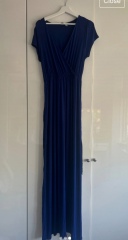 How can I make a jersey maxi dress suitable for a posh wedding?