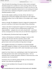 So they want to replace PIP/DLA money with vouchers?