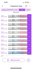 9dpo-13dpo... so happy with my line progression