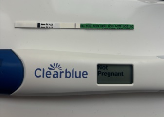 Negative in the afternoon after pretty clear positive in the morning?