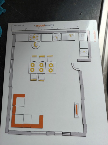 Advice on kitchen/dining/living layout, pictures included.