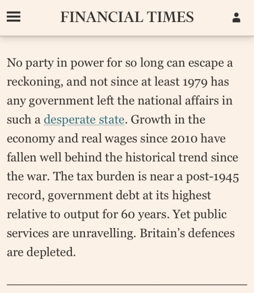 The Financial Times Endorses Labour