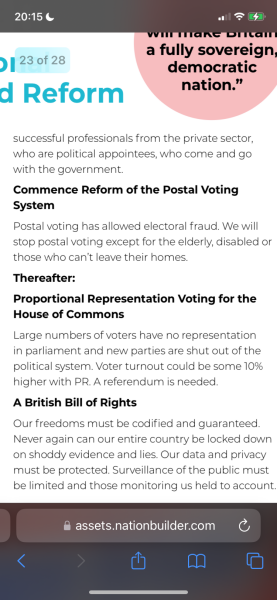 Anyone else here voting Reform UK?