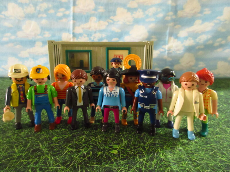 It's general election day for the Playmobil people in our house.