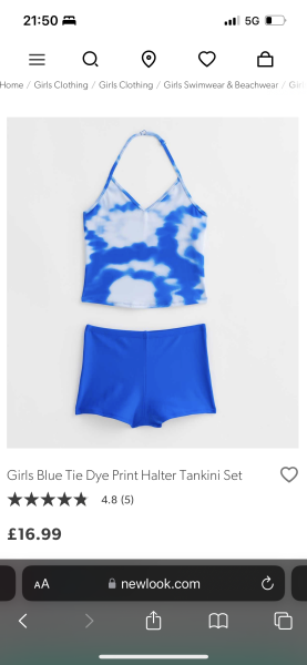 Swimsuit for DD aged 11