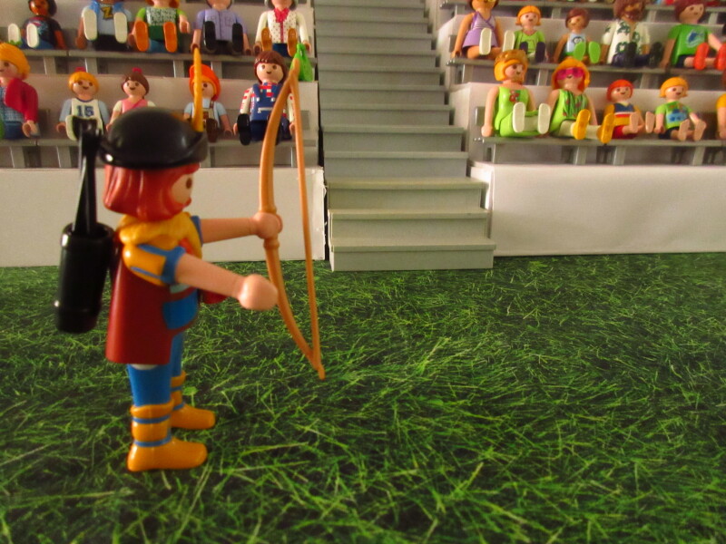 It's time for the Olympic Games for the Playmobil people in our house...