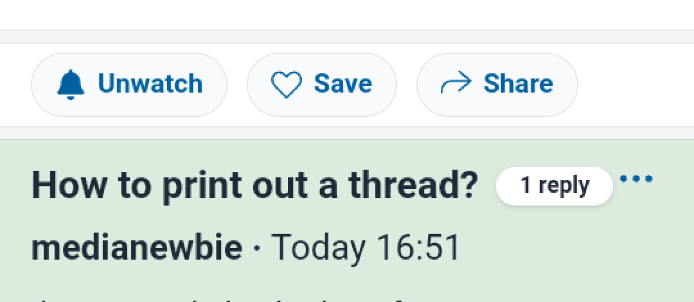 How to print out a thread?