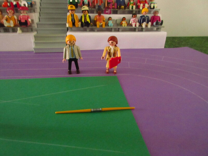 It's time for the Olympic Games for the Playmobil people in our house...