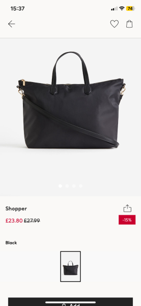 I need a large bag like a Longchamp Pliage