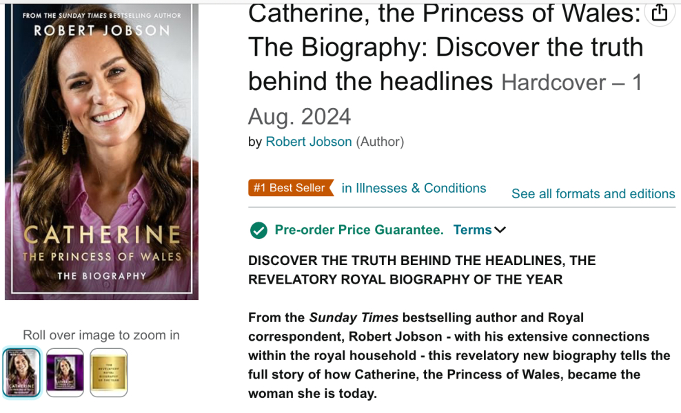 Catherine, The Princess Of Wales : The Biography