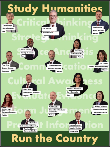 77% of the new Cabinet attended state schools - that's 22 Cabinet secretaries