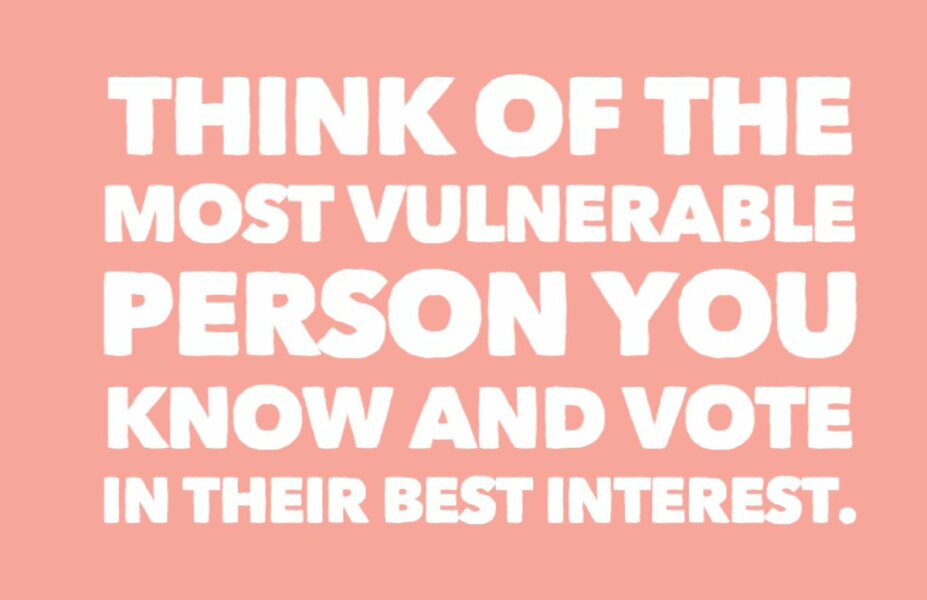 What picture will you have in your mind as you vote the Tories out on Thursday.