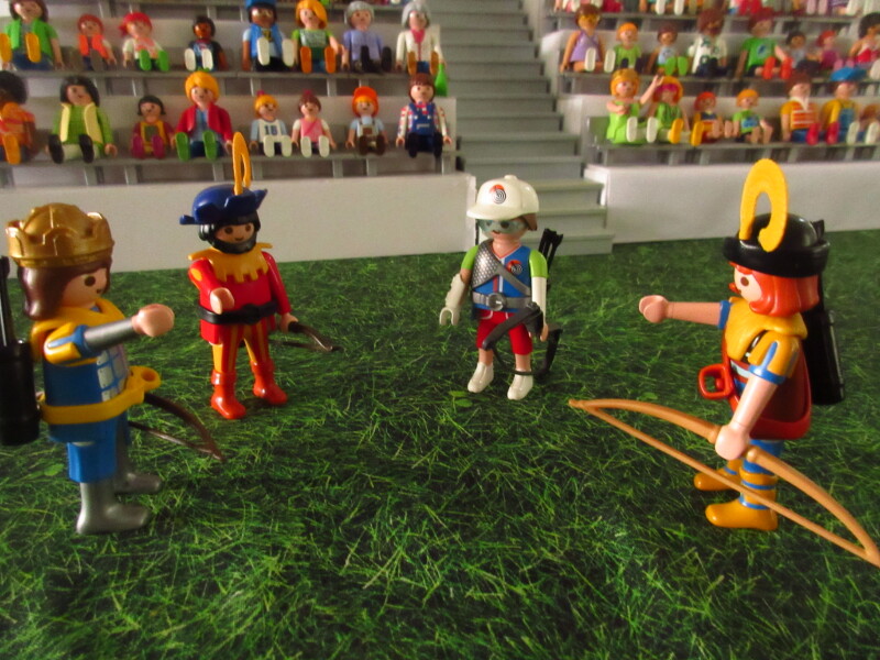 It's time for the Olympic Games for the Playmobil people in our house...