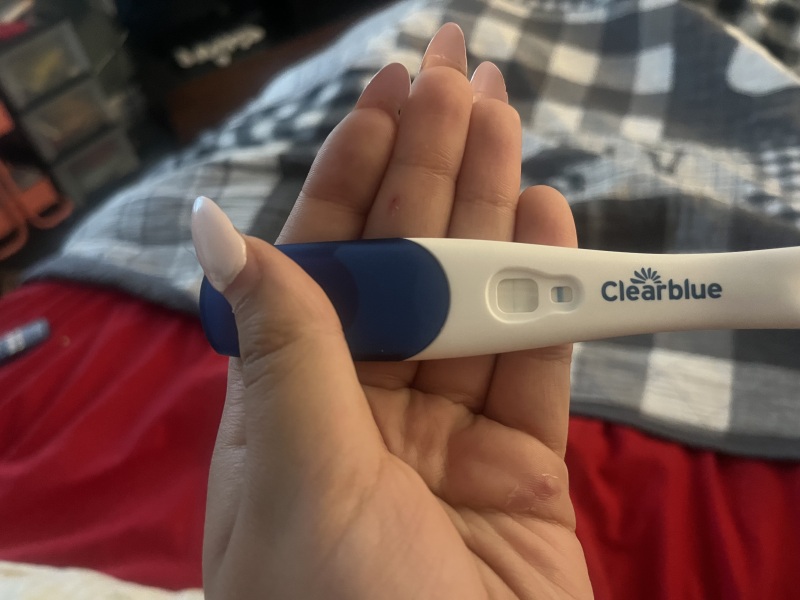Clear blue test. Evap line or positive