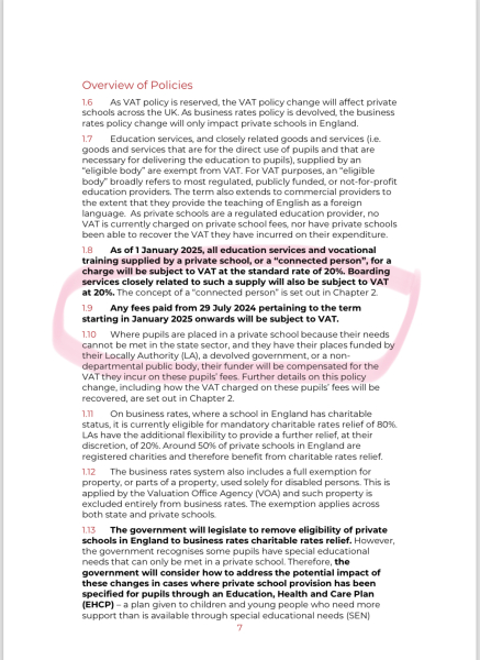 VAT on school fees not applied retroactively- ultra wealthy are safe