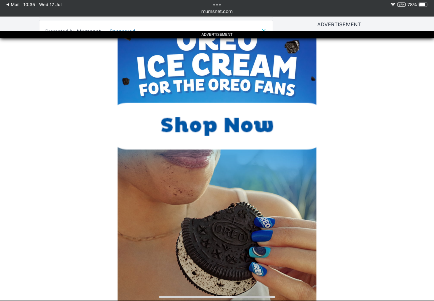 Yet another massive advert