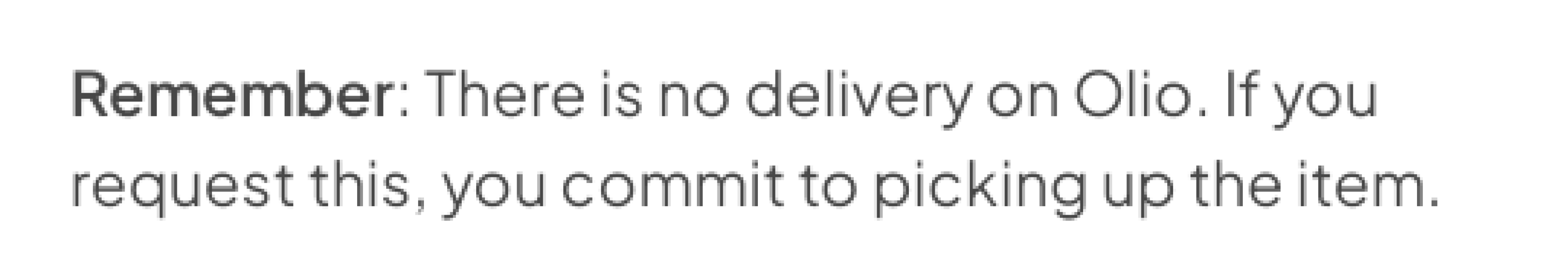 Never giving away on ollio again