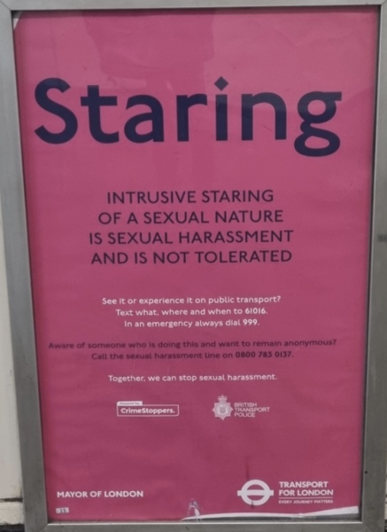 Men staring at my 12.5 year old daughter