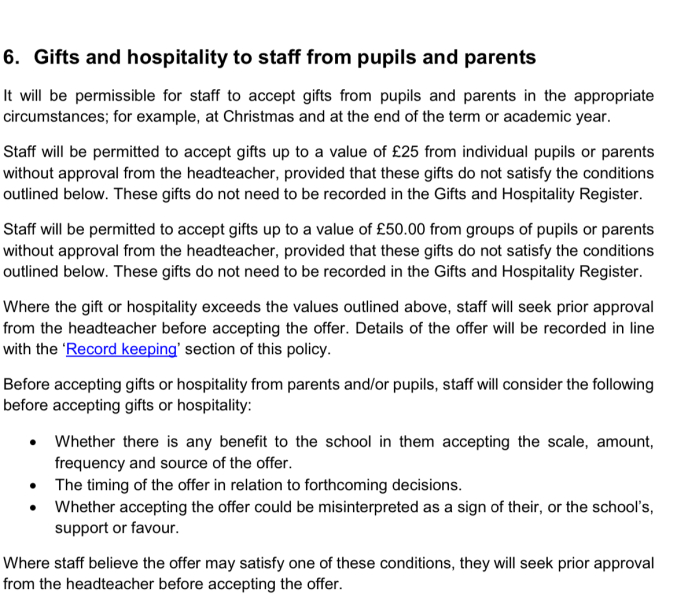 To feel sorry for all the teachers who are about to be inundated with shite gifts