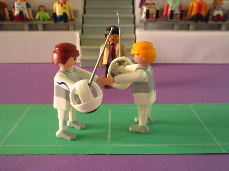It's time for the Olympic Games for the Playmobil people in our house...