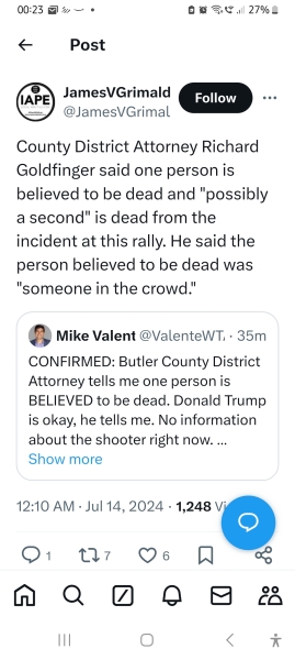 Major Incident at Trump Rally - Shots Fired