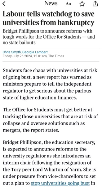 Some universities will go bust