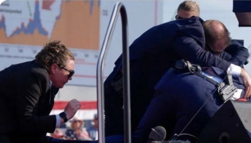 Wait - it was all the fault of women in the Secret Service? Glenn Grothman on Trump on R4.