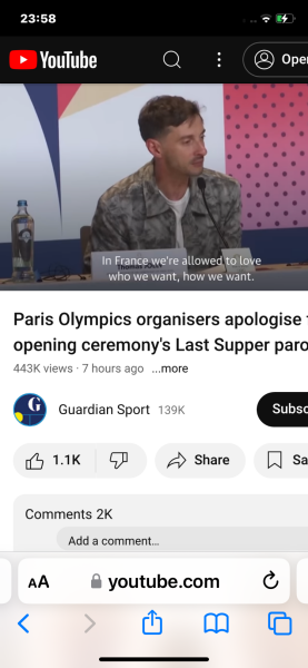 Paris Olympics - opening ceremony