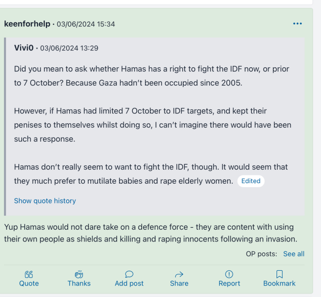 Disgusting comments like this normalised