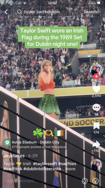 I stood at a concert