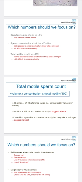 Help interpreting sperm analysis results please!