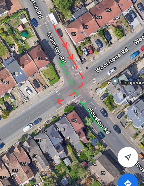 Driving: am I wrong or… everyone else? (with actual real world map)