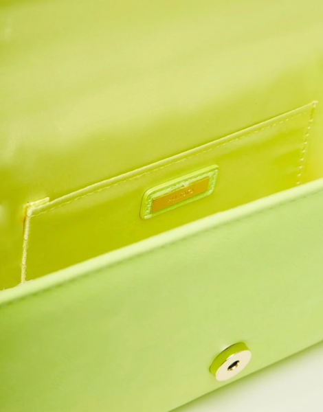 Help me find a lime clutch bag?