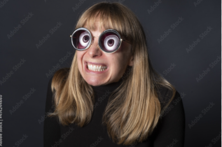 To want my glasses back?