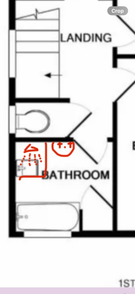 Keep separate bathroom & loo, or knock through?