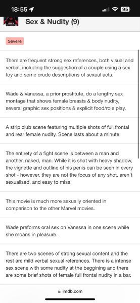 Birthday invite  - questionable movie