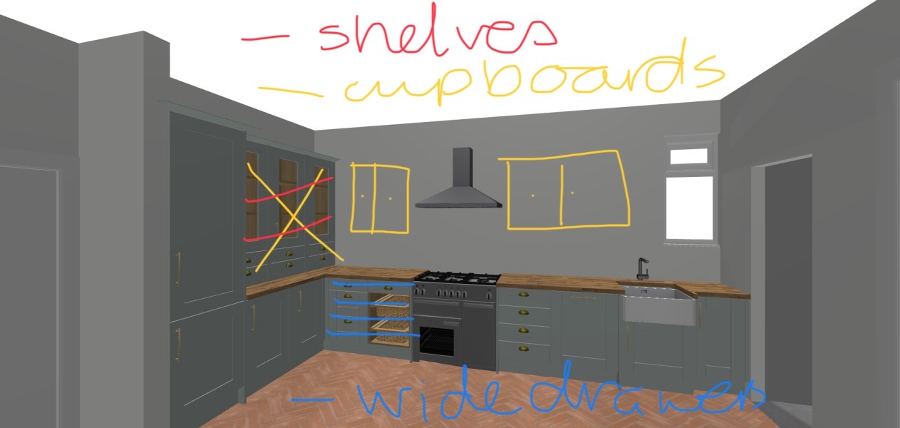 Kitchen help - please critique these design ideas.