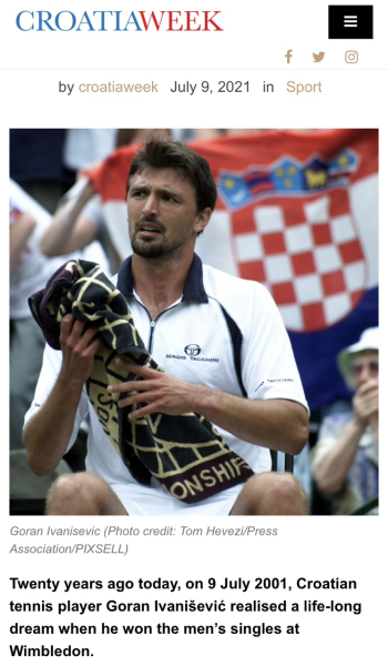 TENNIS: Wimbledon Quarterfinals