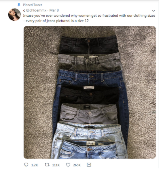 To say vanity sizes should be rolled back?