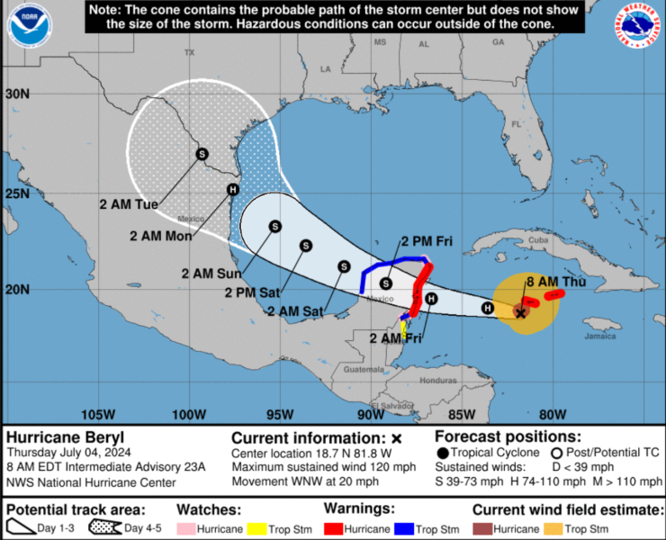 Urgent help Cancun Mexico with TUI Beryl Hurricane